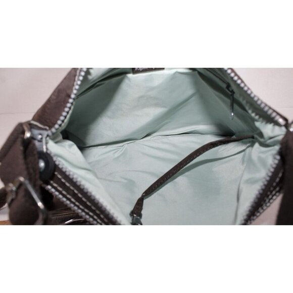 Kipling Alvar Brown Crossbody Shoulder Bag With Matching Wallet NWOT - Picture 7 of 11